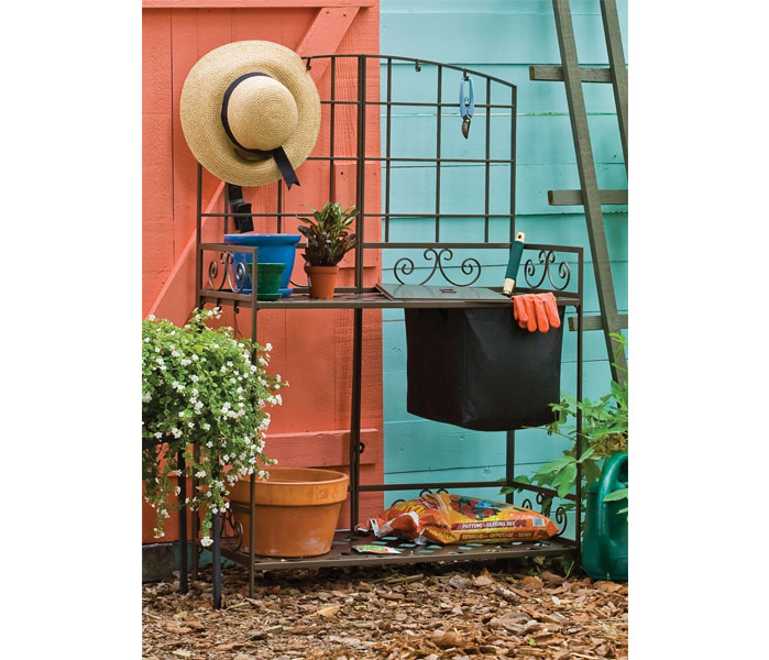 Potting Bench with Soil Reservoir