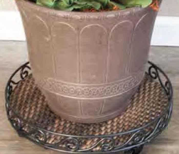 Heavy Duty Plant Caddy metal Pot trivet