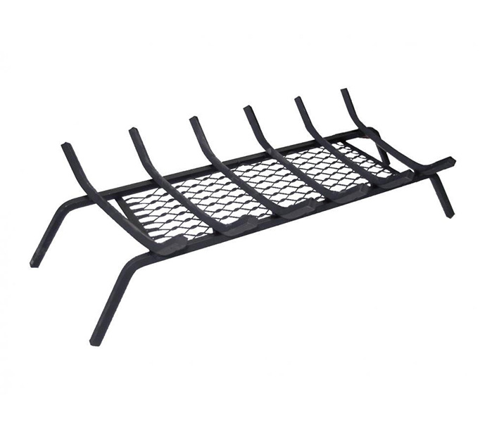 Cast Wrought Iron Fire Grates with Ember Catcher