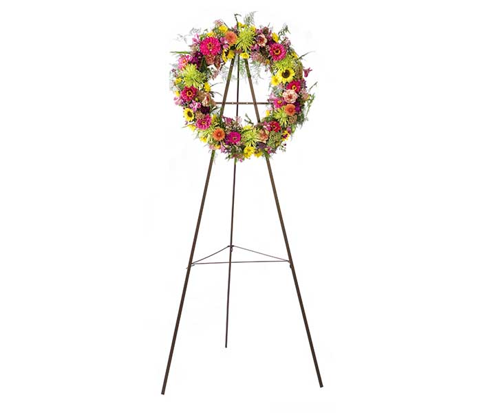 Wire Wreath Easel Heavy Duty Tubular Easel